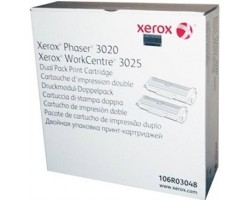 Картридж Xerox PH3020/WC3025 Black (2*1500 стр) Двойная упаковка