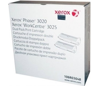 Картридж Xerox PH3020/WC3025 Black (2*1500 стр) Двойная упаковка