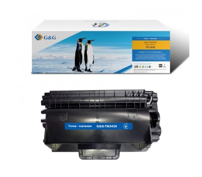 Картридж G&G для Brother HL-L5000/5100/6250, DCP-L5500, MFC-L5700 TN3430 Black (3000стр)