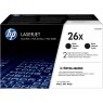 Картридж HP 26X 2-pack High Yield Black Original LaserJet Toner Cartridges