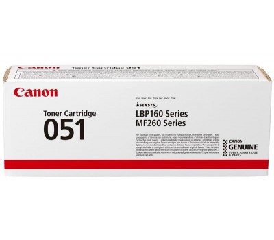 Тонер-картридж Canon 051 LBP162dw/MF269dw/267dw/264dw Black (1700 стр)