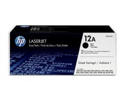 Картридж HP 12A LJ P1010/1012/1015/1020/M3015/3020/3050/M1005/M1319 (2*2000 стр) Двойная упаковка