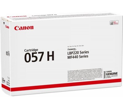 Картридж Canon 057H LBP223dw/226dw/228x/MF443dw/445dw/446X/MF449X Black (10000 стр)