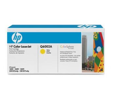 Картридж HP 124A CLJ1600/2600/2605/CM1015/1017 Yellow (2000 стр)