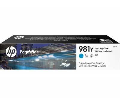 Картридж HP 981Y PageWide Enterprise 556/586 (16000 стр) Cyan