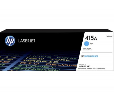 Картридж HP 415A CLJ Pro M414/454/479 Cyan (2100стр)