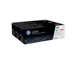 Картридж HP 128A CLJ CP1525/CM1415 (CE321A,CE322A, CE323A) CYM (3*1300 стр) Тройная упаковка
