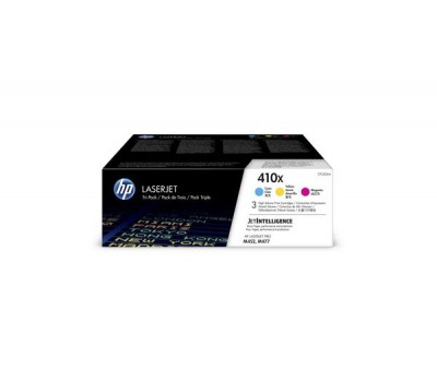 Картридж HP 410X CLJ Pro M377/M452/M477 (CF411X,CF412X,CF413X) CYM (3*5000 стр) Тройная упаковка