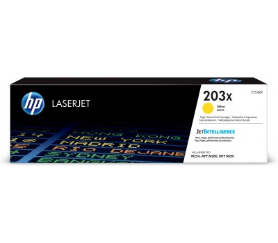 Картридж HP 203X CLJ M280/M281/M254 Yellow (2500 стр)