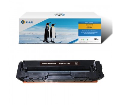 Картридж G&G для HP 415A CLJ Pro M414/454/479 W2030A Black (2400 стр) - без чипа!