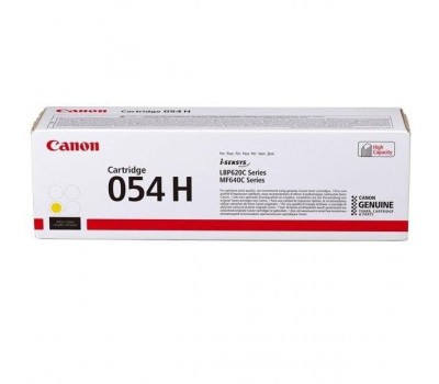 Картридж Canon 054H MF641/643/645, LBP-621/623 Yellow (2300 стр)