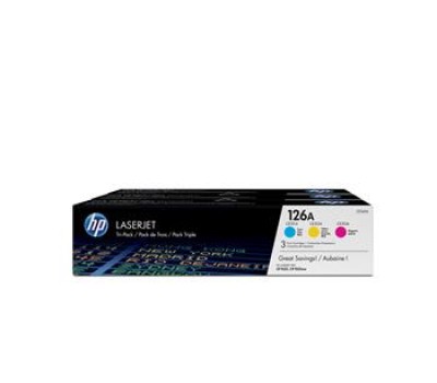 Картридж HP 126A CLJ CP1025/M175/M275 (CE311A,CE312A,CE313A) CYM (3*1000 стр) Тройная упаковка