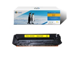 Картридж G&G для HP 415A CLJ Pro M414/454/479 W2032A Yellow (2100 стр) - без чипа!
