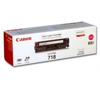 Картридж Canon 718 LBP7200/7210/7660/7680/8330/8340/8350/8360/8380/8540/8550/8580 Magenta (2900 стр