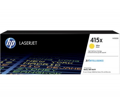 Картридж HP 415X CLJ Pro M414/454/479 Yellow (6000стр)