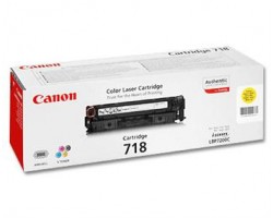 Картридж Canon 718 LBP7200/7210/7660/7680/8330/8340/8350/8360/8380/8540/8550/8580 Yellow (2900 стр)