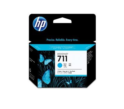 Картридж HP No.711 DesignJet 120/520 Cyan 3-Pack