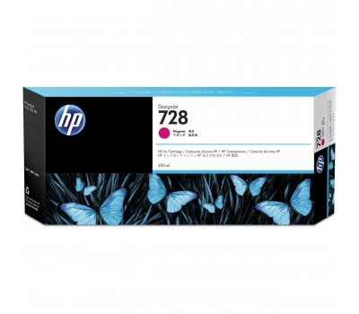 Картридж HP No.728 DesignJet T730/T830 Magenta 300 ml