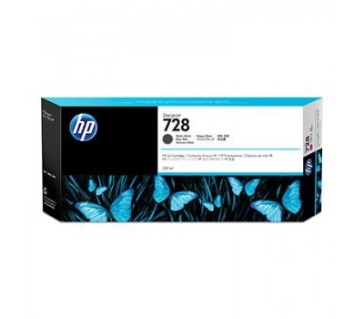Картридж HP No.728 DesignJet T730/T830 Matte Black 300 ml
