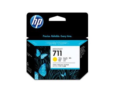 Картридж HP No.711 DesignJet 120/520 Yellow 3-Pack