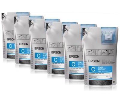 Чернила Epson для SC-B6000/B7000 Cyan (1Lx6packs)
