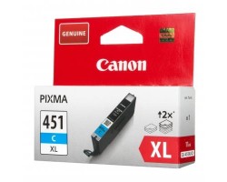 Картридж Canon CLI-451C XL (Cyan) Pixma MG5440/MG6340