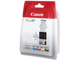 Комплект Canon No.451: Картридж Canon CLI-451 Cyan/Magenta/Yellow/Black Multi Pack