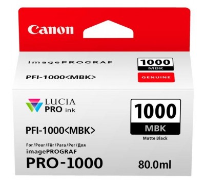 Чернильница Canon PFI-1000MBk (Matte black)