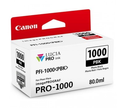 Чернильница Canon PFI-1000PBK (Photo Black)