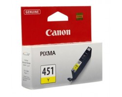 Картридж Canon CLI-451Y (Yellow) PIXMA MG5440/MG6340