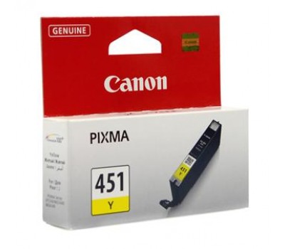 Картридж Canon CLI-451Y (Yellow) PIXMA MG5440/MG6340