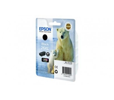 Картридж Epson 26XL XP600/605/700 black pigment (500 стр) new