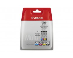 Комплект Canon No.471: Картридж Canon CLI-471 Cyan/Magenta/Yellow/Black Multi Pack