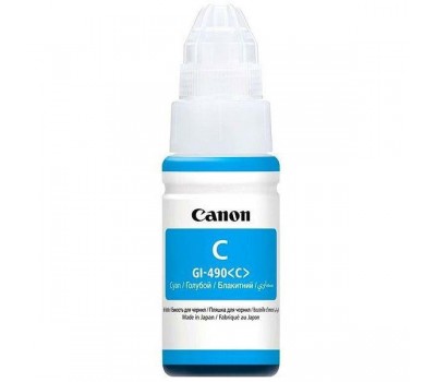 Чернила Canon GI-490 PIXMA G1400/G2400/G3400 Cyan 70ml