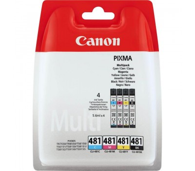 Комплект Canon No.481: Картридж Canon CLI-481 Cyan/Magenta/Yellow/Black Multi Pack