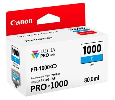 Чернильница Canon PFI-1000C (Cyan)