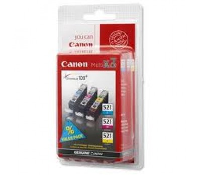 Комплект Canon No.521: Картридж Canon CLI-521 Bundle (C,M,Y) MP540/630