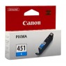 Картридж Canon CLI-451C (Cyan) PIXMA MG5440/MG6340