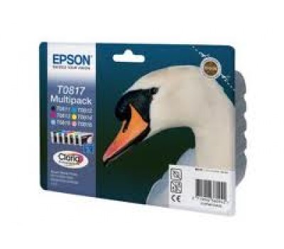 Картридж Epson StPhoto R270/R290/R390/RX590/RX610/RX690/1410, 11мл Bundle (Bk,C,M,Y,LC,LM)