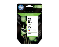 Картридж HP No.21/22 DJ3920/3940, PSC1410 Black/Tri-color Combo Pack