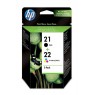 Картридж HP No.21/22 DJ3920/3940, PSC1410 Black/Tri-color Combo Pack