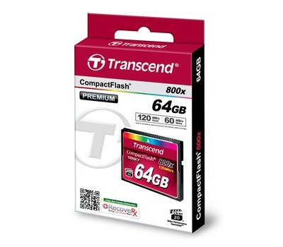 Карта памяти Transcend 64GB CF 800X