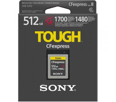 Карта памяти Sony CFexpress Type B 512GB R1700/W1480