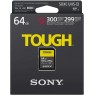 Карта памяти Sony 64GB SDXC C10 UHS-II U3 V90 R300/W299MB/s Tough
