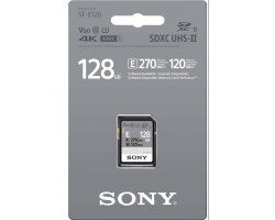 Карта памяти Sony 128GB SDXC C10 UHS-II U3 V60 R270/W120MB/s Entry