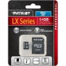 Карта памяти Patriot 64GB microSDXC C10 UHS-I LX + SD