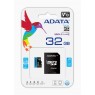 Карта памяти ADATA 32GB microSDHC C10 UHS-I A1 + SD