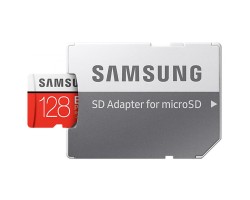 Карта памяти Samsung 128GB microSDXC C10 UHS-I U3 R100/W60MB/s Evo Plus V2 + SD адаптер
