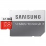 Карта памяти Samsung 128GB microSDXC C10 UHS-I U3 R100/W60MB/s Evo Plus V2 + SD адаптер