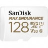 Карта памяти SanDisk 128GB microSDXC C10 UHS-I U3 R100/W40MB/s Max Endurance
